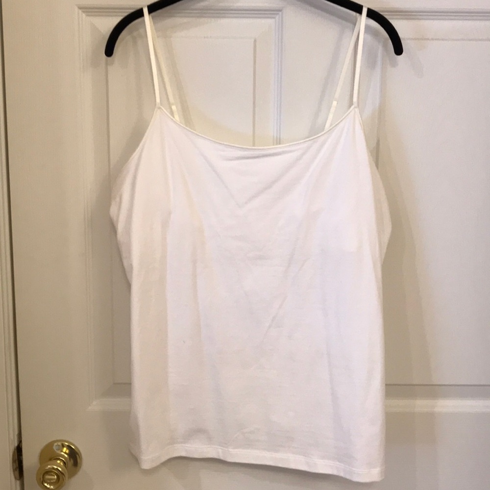 Women’s white camisole top